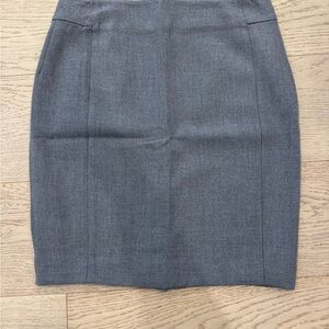 LOFT Charcoal Pencil Skirt